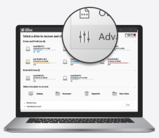 screenshot of Remo Recover Windows